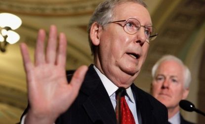Senate Minority Leader Mitch McConnell (R-K.Y.) and other congressional Republicans have gone quiet of late on their efforts to repeal and replace health care reform.
