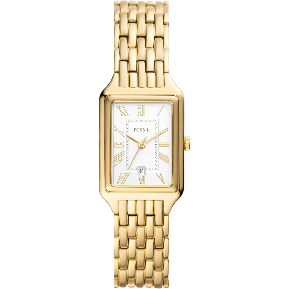 Fossil watch in gold