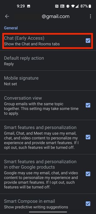 How To Disable Google Meet Chats Tab Gmail 8
