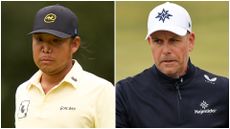 Images of Anthony Kim and Henrik Stenson