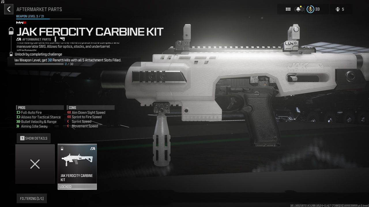 Modern Warfare 3 SVA 545 loadout - Renetti Aftermarket Part