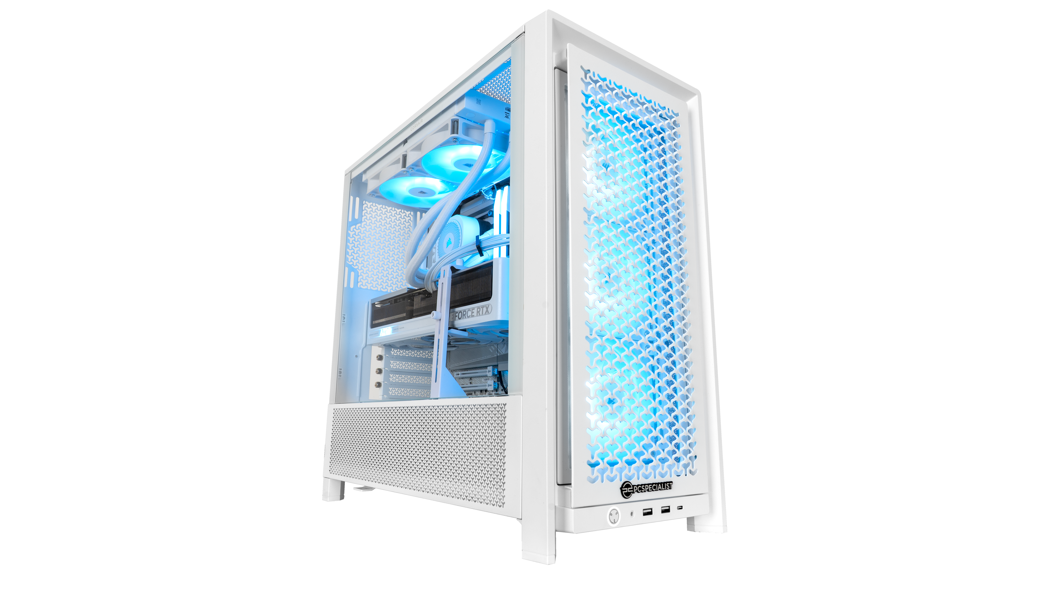 A PC Specialist desktop gaming PC