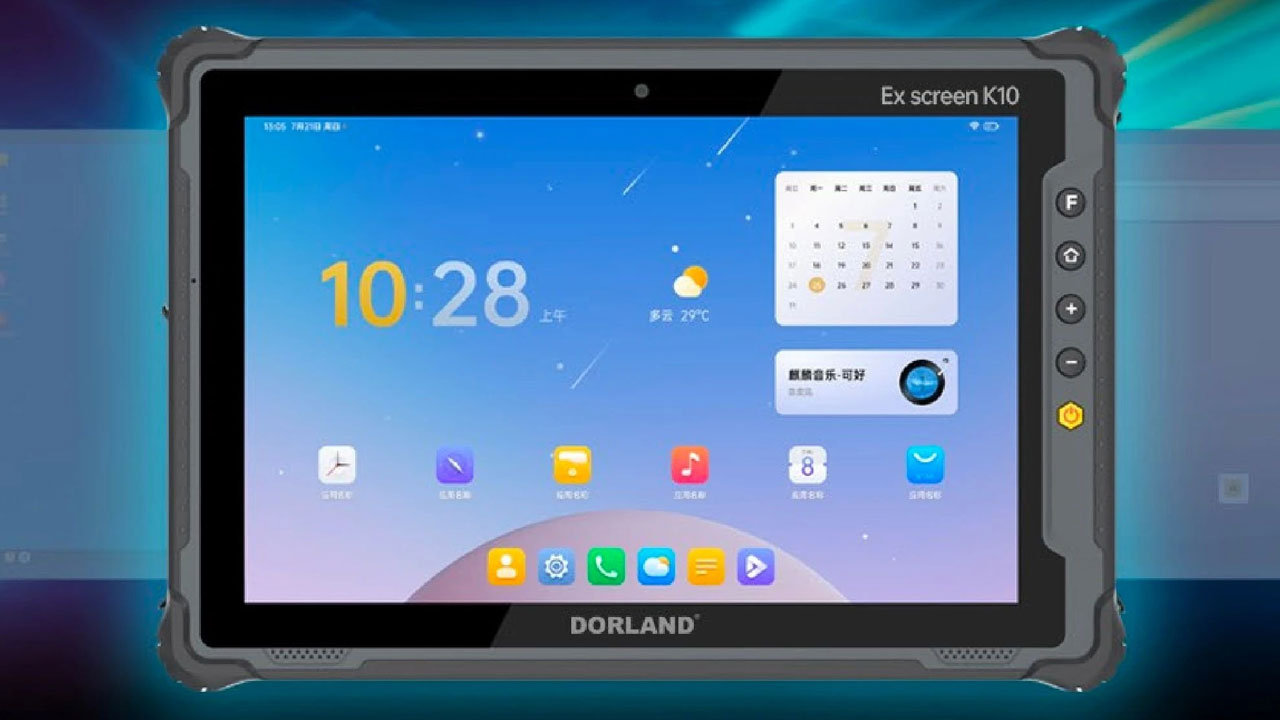 Dorland Intrinsecamente Seguro Tablet PC Ex Tela K10