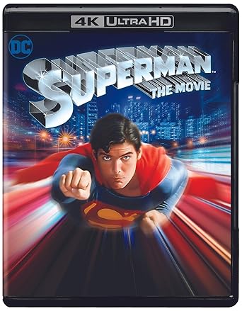 The Blu-Ray packaging for Superman: The Movie