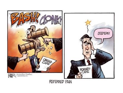 Romney's health care referral