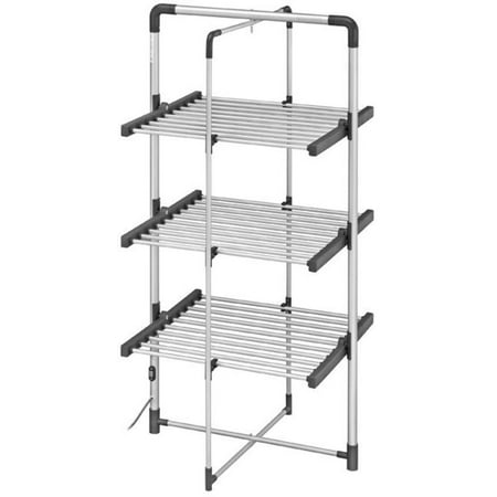 Tors Olsson 3-Tier Heated Electric Clothes Drying Rack - Energy Efficient Laundry Solution With 68.9 Ft of Drying Space
