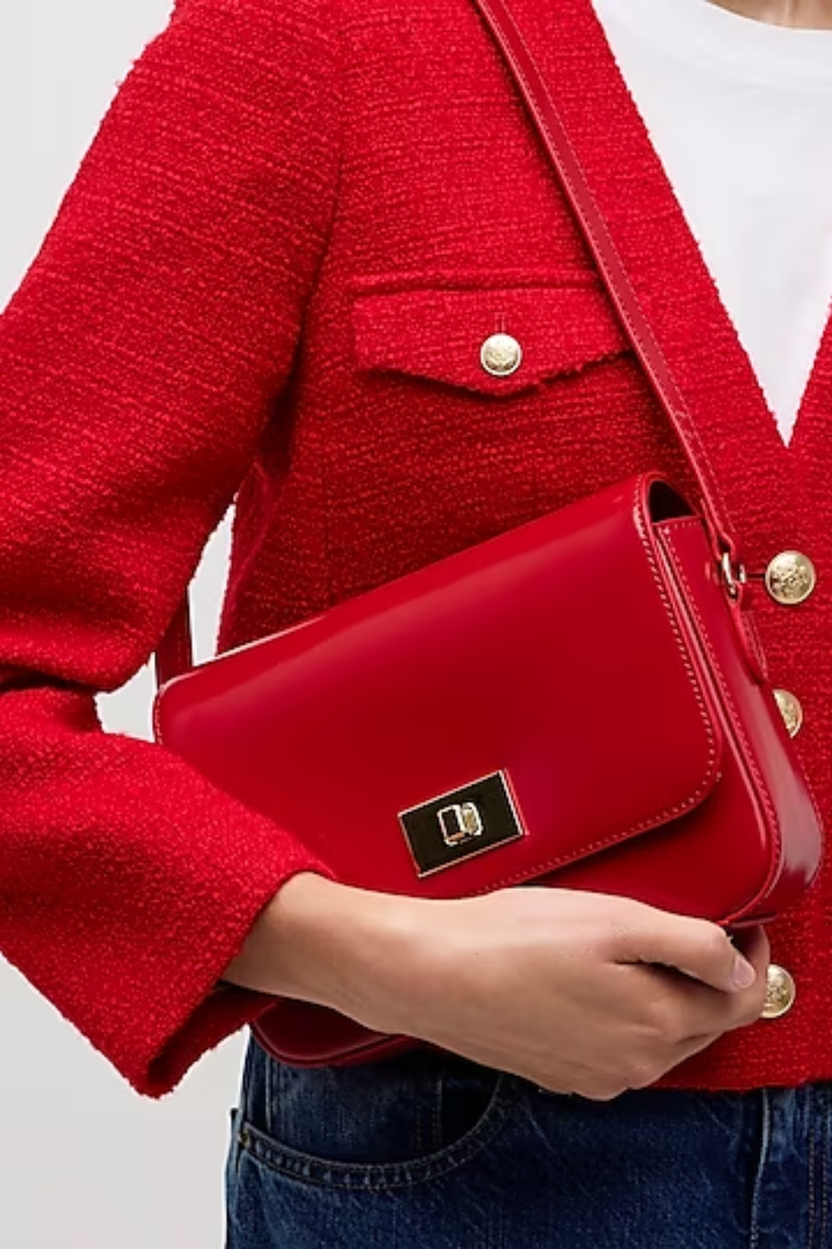J.Crew Edie Italian leather bag