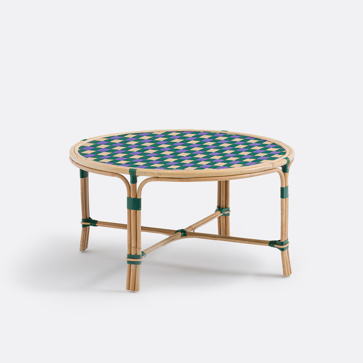 Bianca Rattan and Woven Resin Coffee Table