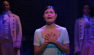 Phillipa Soo as Eliza Hamilton final gasp at the end of Hamilton