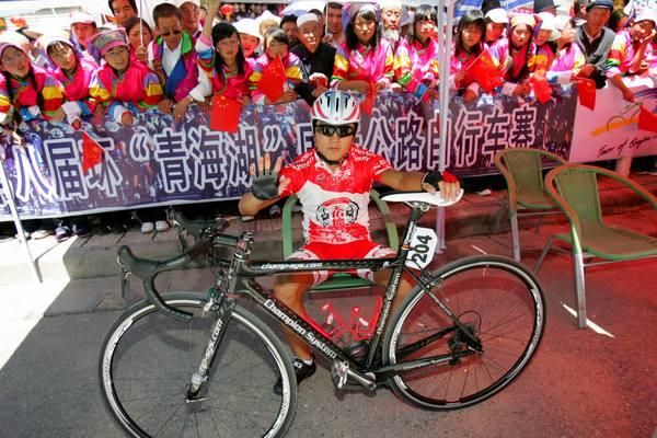 Wei Kui (Qinghai Tianyoude Cycling Team) was the first rider of the ranks today.