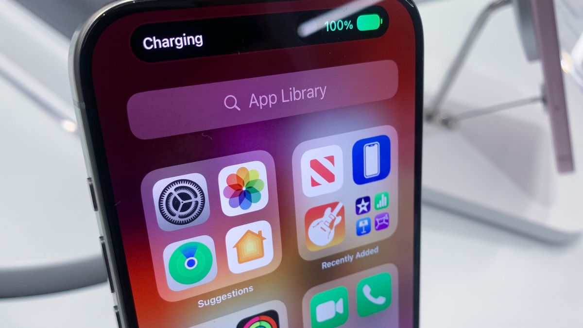 iPhone App Library iOS 17