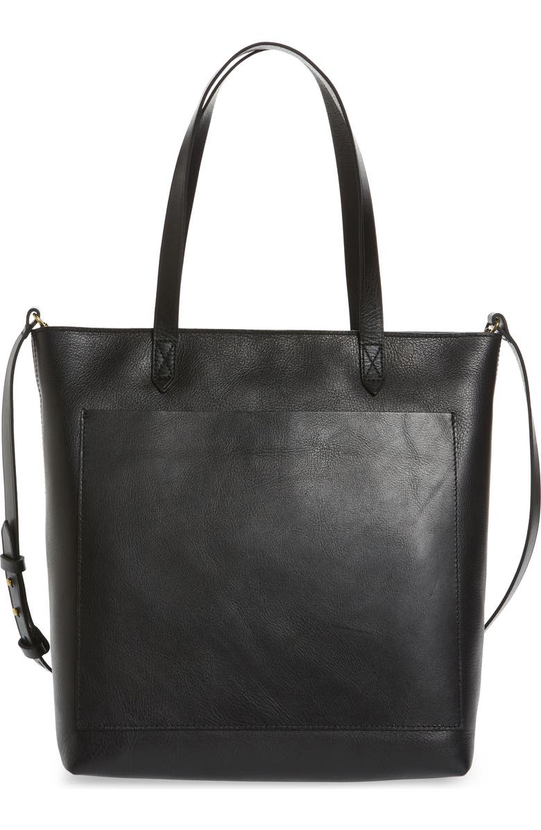 The Zip-Top Medium Transport Leather Tote