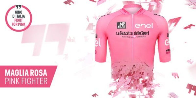 The 2016 pink Giro d'Italia race leader's jersey