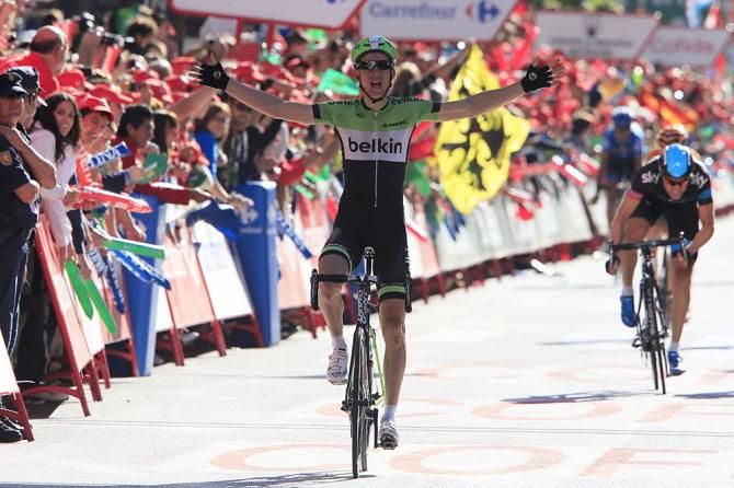 Stage winner Bauke Mollema (Belkin)