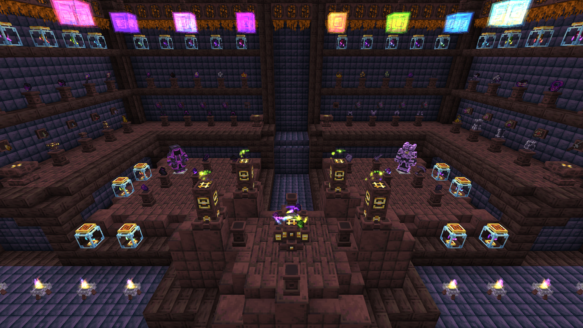 Minecraft mods - the Malum magic mod in action