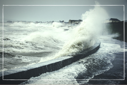 a close up of violent sea wave during a storm - how do storms get their names