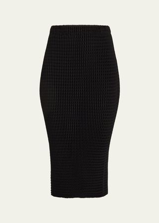 Spongy Bk 46 Body-Con Midi Skirt