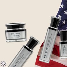 products next to american flag