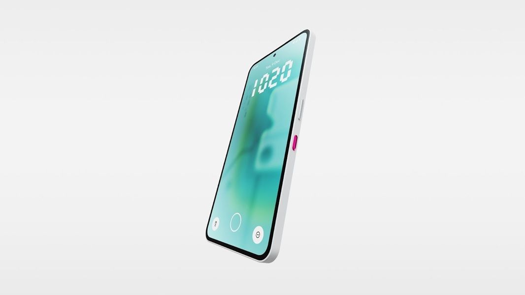 Nothing's Phone 3a Community Edition wallpaper blends its rear design with its digital screen seamlessly for a retro aesthetic.