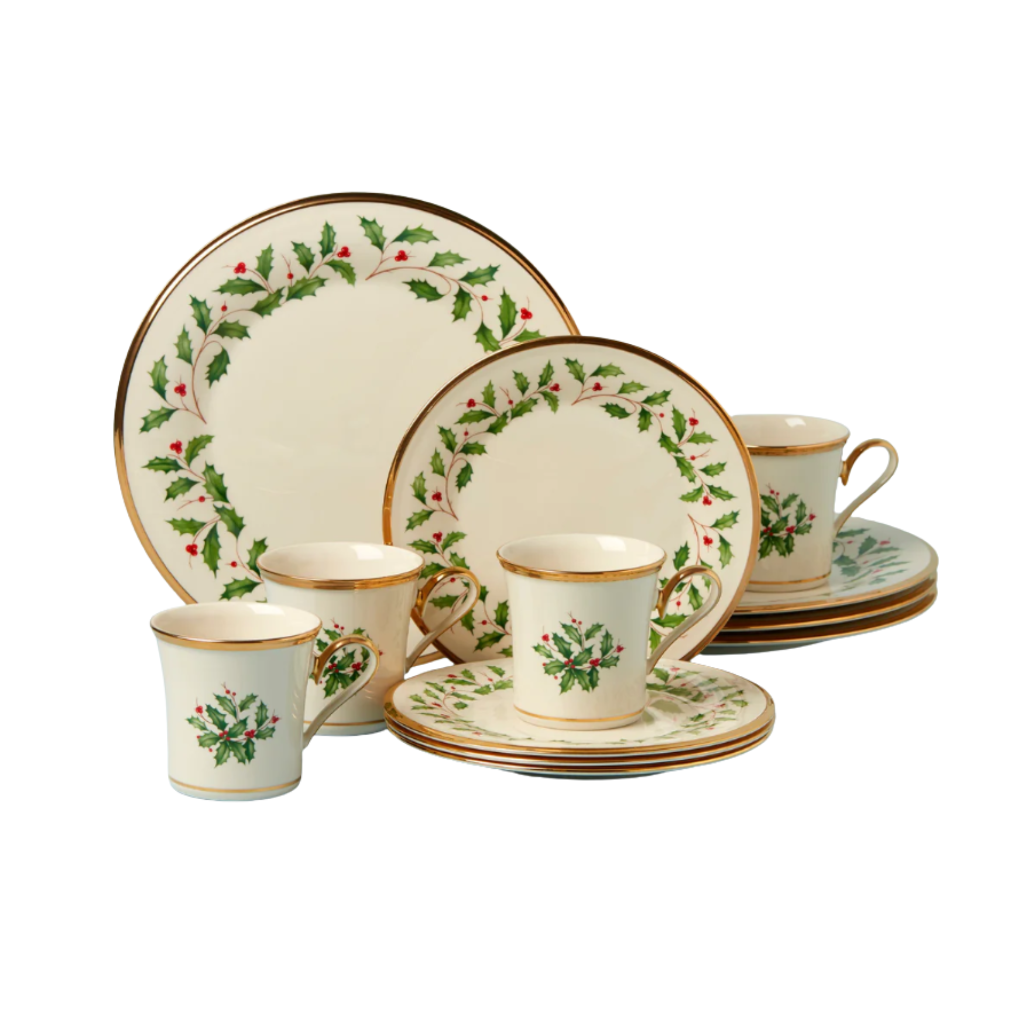 christmas dinnerware set