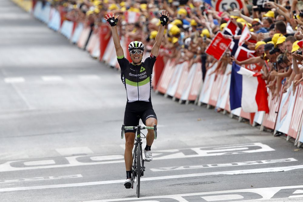 Edvald Boasson Hagen (Dimension Data) wins stage 19 of the 2017 Tour de France