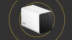 The TerraMaster F2-425 Plus on the ITPro background