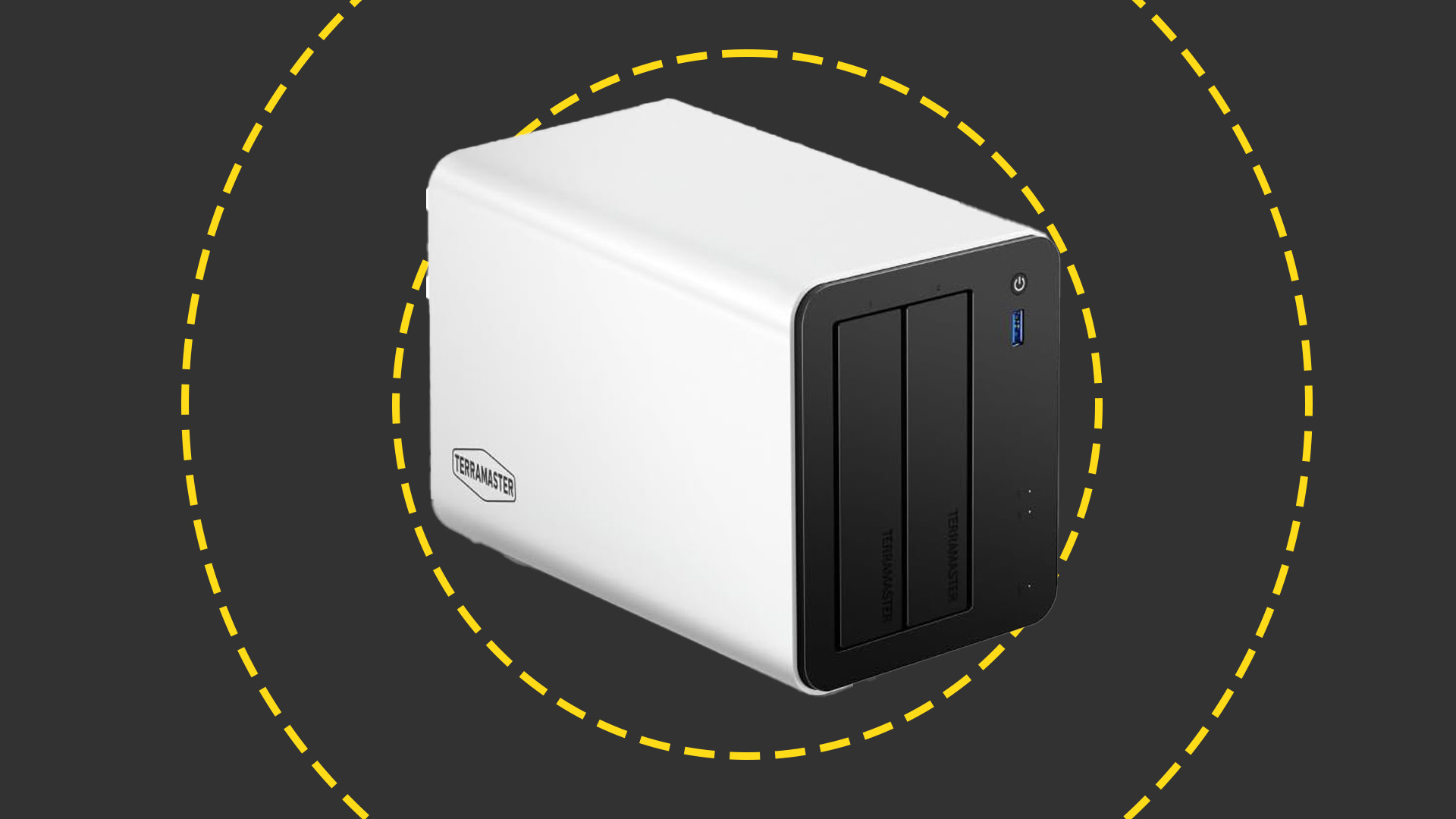 The TerraMaster F2-425 Plus on the ITPro background 