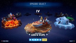 Lego Star Wars Skywalker Saga Main Menu A New Hope