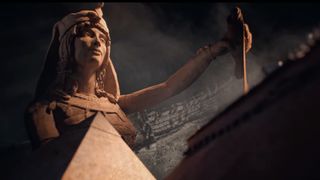 A shot of the pyramids from the first Civilization 7 trailer