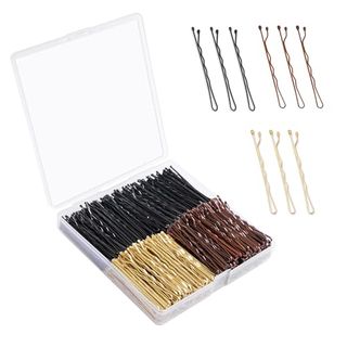 Bobby Pins, 360 Pcs Bobby Pins Brown Blonde Black Hair, 2 Inch Premium Secure Hold Bobby Pins Bulk With Storage Box, Hair Pins for Women and Girls Styling