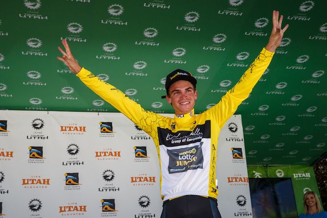 Sepp Kuss (LottoNL-Jumbo) holds on to the yellow jersey for another day after stage 3 of the 2018 Tour of Utah