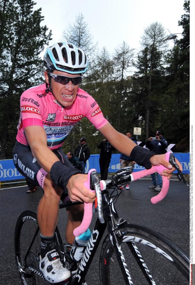 Rigoberto Uran (Omega Pharma-Quick Step) said goodbye to pink today