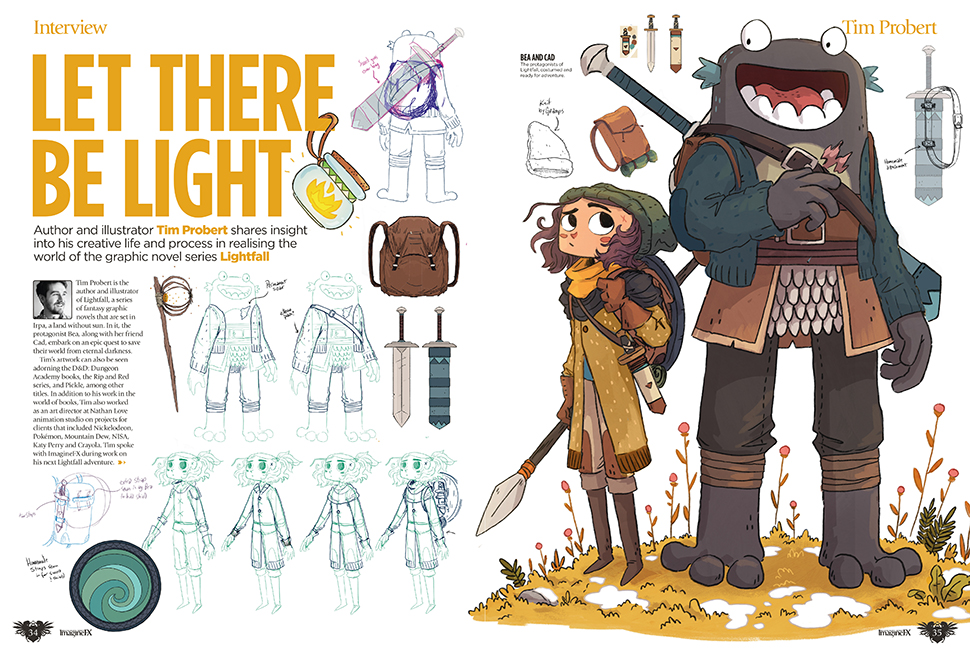 ImagineFX magazine pages from issue 268