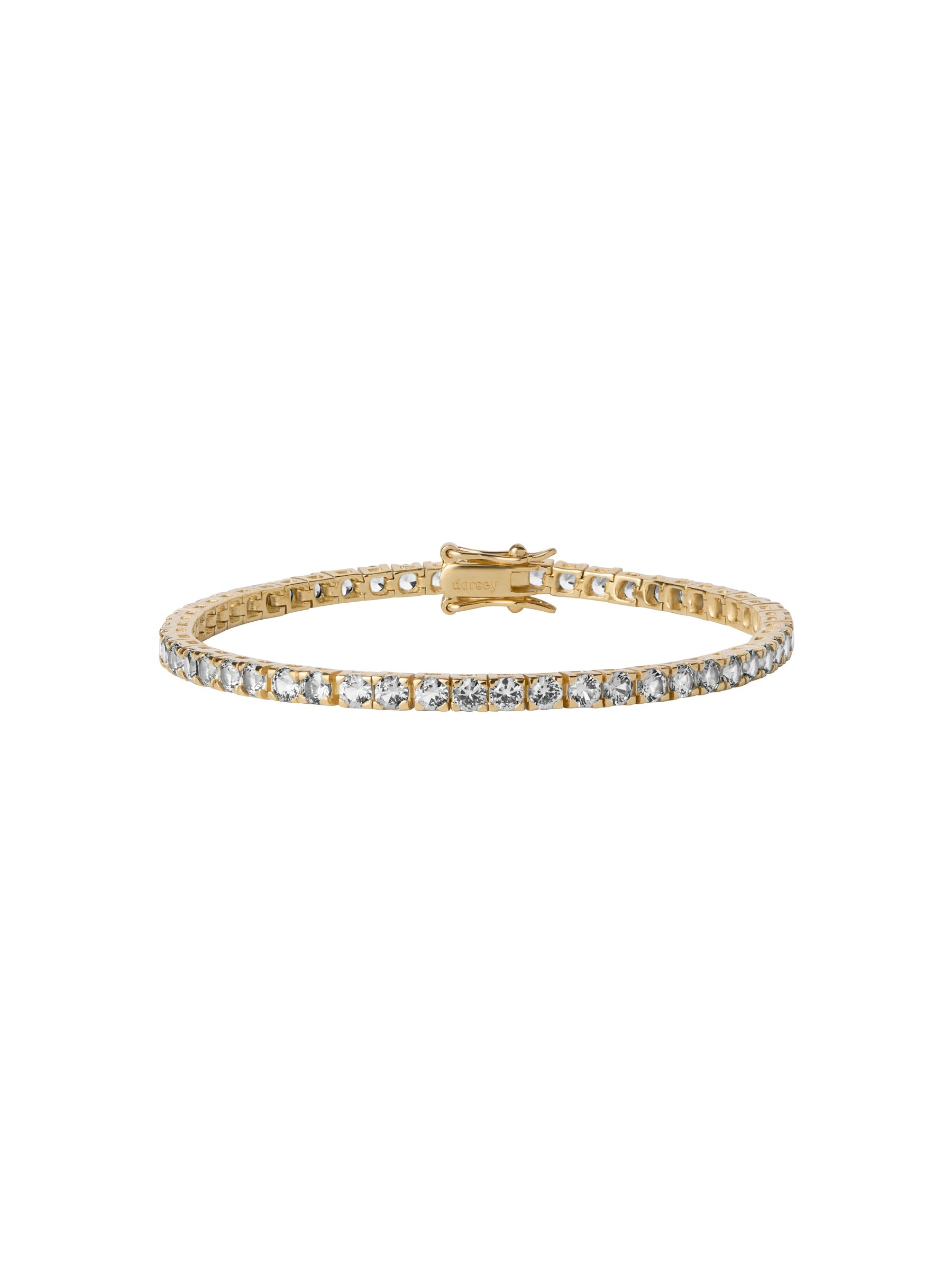 Dorsey, Kate Rivi&amp;Egrave;re Bracelet in 3mm Lab White Sapphire