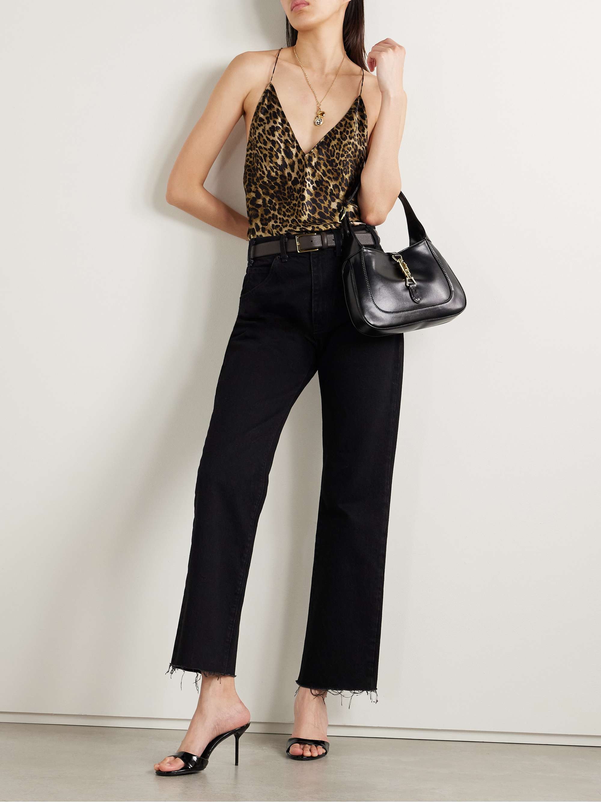 Emile Leopard-Print Silk Camisole