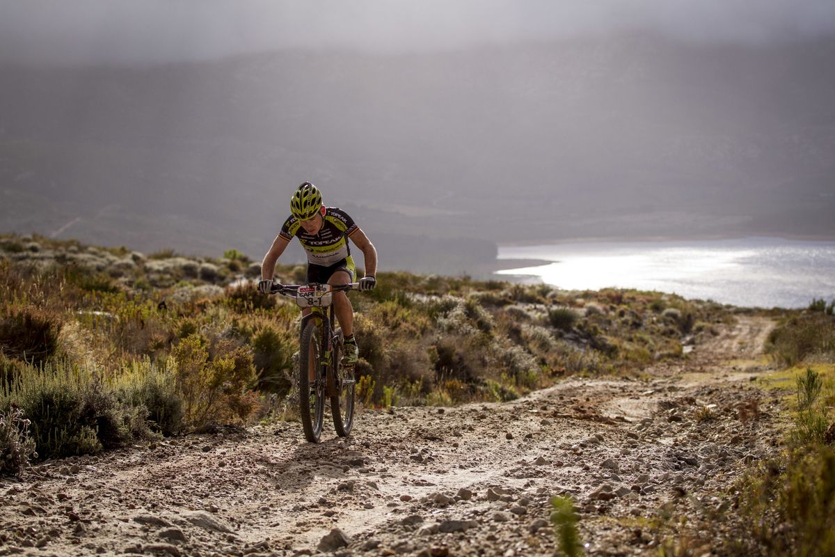 Riders on stage 2 of the Cape Epic