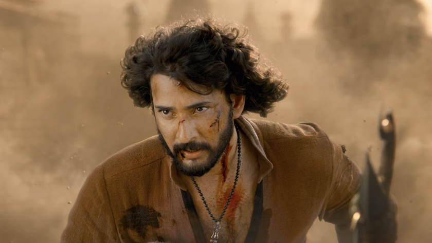 Mahesh Babu as Rudhra in Varanasi teaser trailer