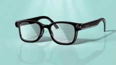 Samsung Galaxy Glasses on a light green background