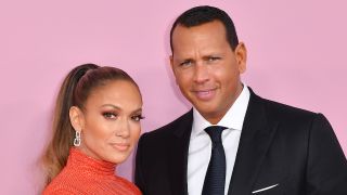 JLo and ARod posing at the 2019 CFDA fashion awards