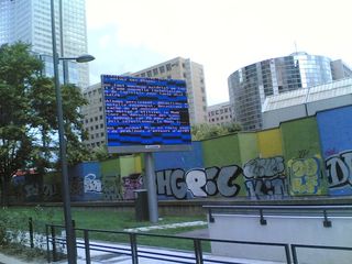 A BSOD at La Défense