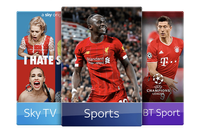 Sky Sports + BT Sport | Sky Q + Sports + BT Sports | 18 months | £20 setup | £73 £52 amonth from Sky