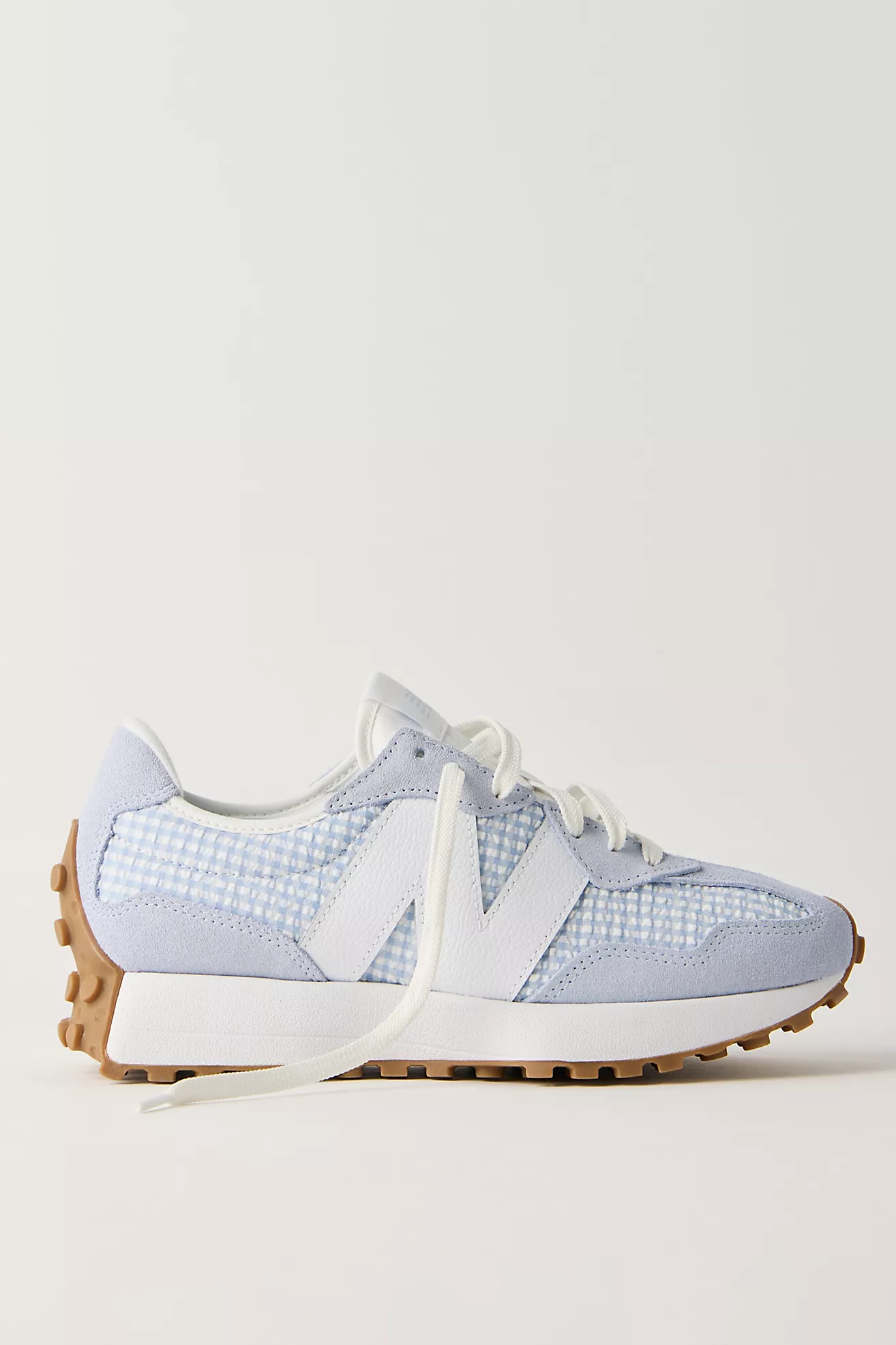 New Balance 327 Gingham Sneakers