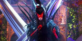 Black Swan performing on The Masked Singer