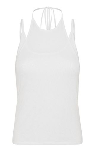 Layered Tencel Halter Tank Top