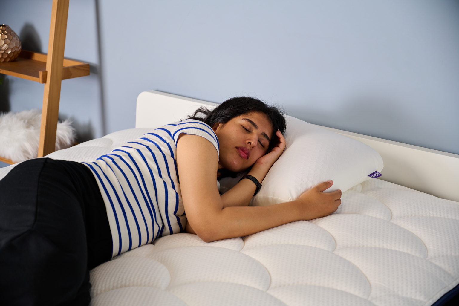 Purple GridCloud pillow