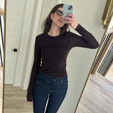 Agolde Cocktail Jeans try-on