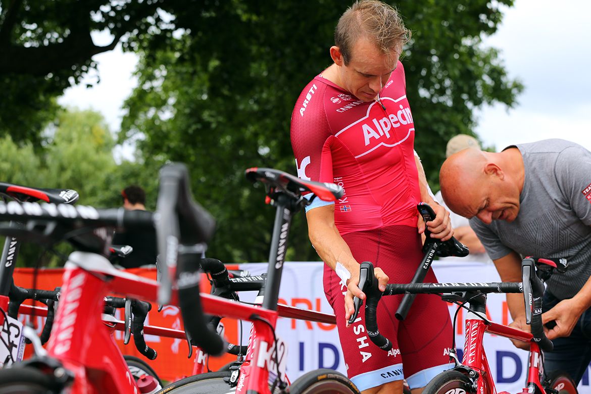Alexander Kristoff before the RideLondon Classic