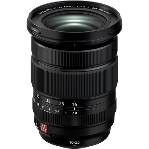 A Fujifilm XF16-55mmF2.8 R LM WR II lens.