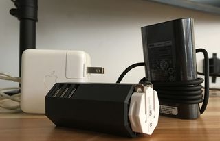Zolt Charger Compared to a Dell and Mac charger