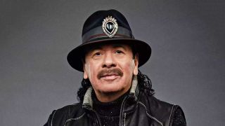 Carlos Santana studio portrait